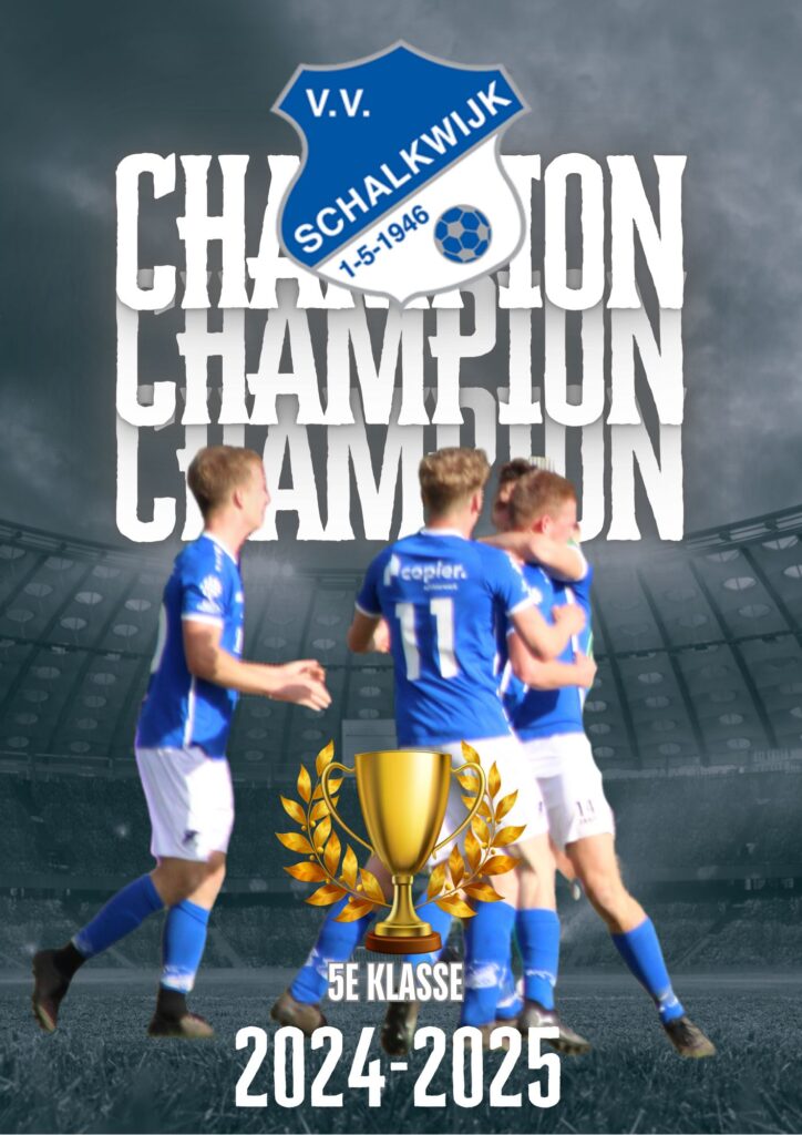 En Schalkwijk1… is kampioen!