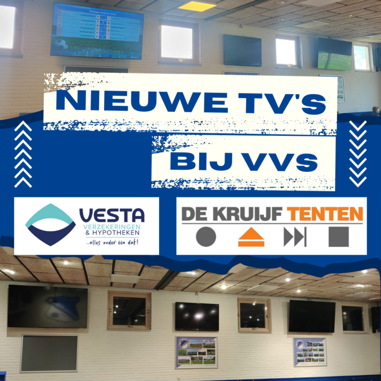 Nieuwe TV’s bij VV Schalkwijk