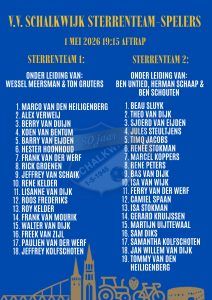 VV Schalkwijk Sterrenteam-wedstrijd